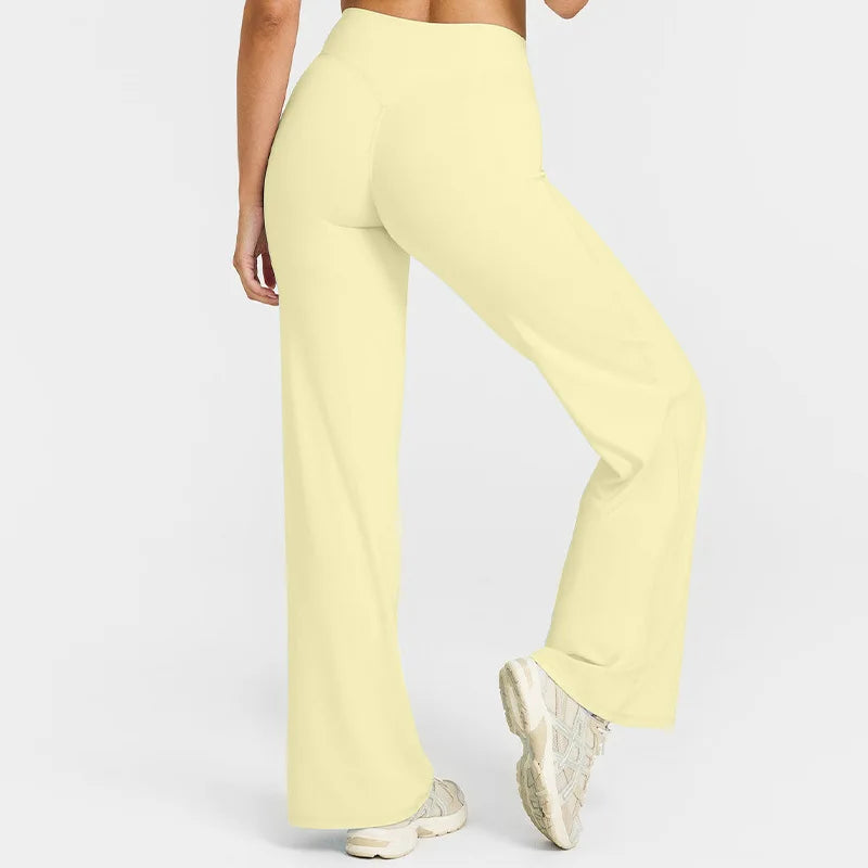 Women's Ultra Soft Straight-Leg Sport Pants | Mid-Waist Naked Feel