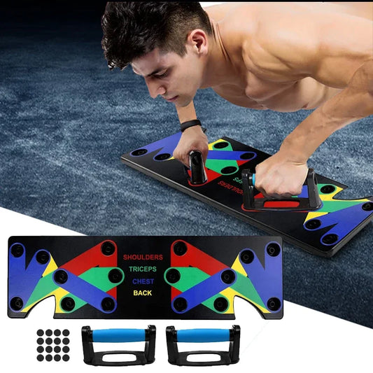 All-in-One 9-in-1 Push-Up Training Board | Home Workout Muscle Builder