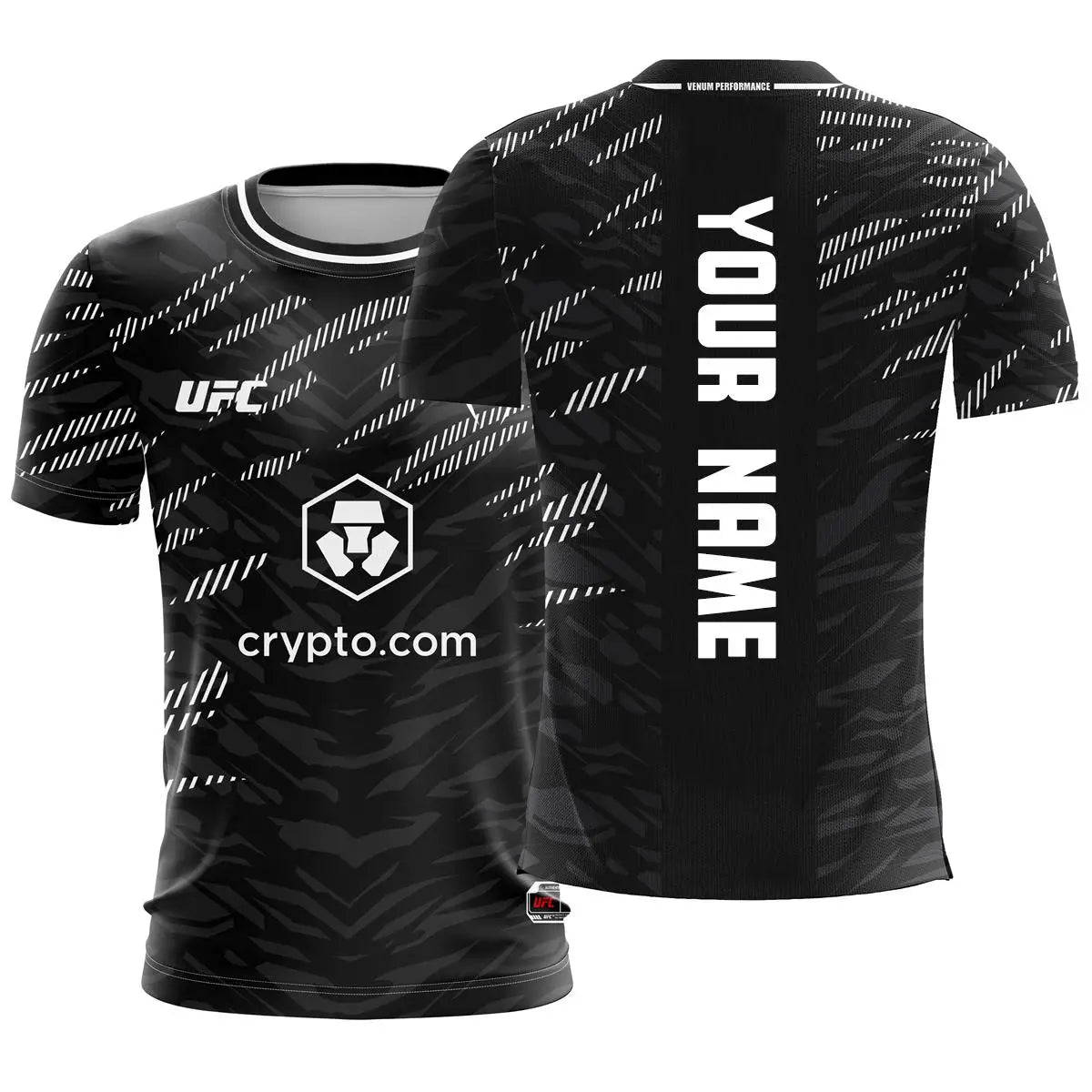 Custom Name UFC 2025 Fan T-Shirt – Casual Sports Short Sleeve