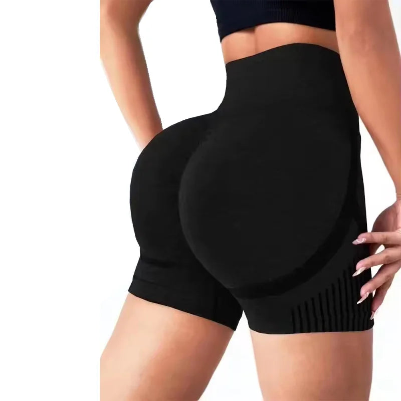 Women's High Waist Fitness Shorts | Gym & Sportswear Running Shorts