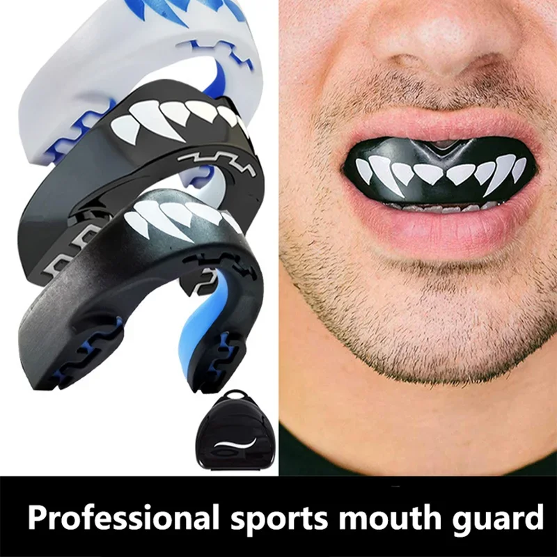 3D Double-Layer Boxing Mouth Guard – Adult Fit with Case