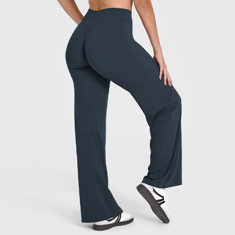 Women's Ultra Soft Straight-Leg Sport Pants | Mid-Waist Naked Feel