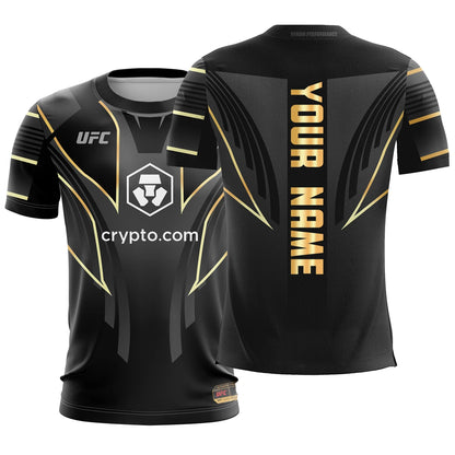 Custom Name UFC 2025 Fan T-Shirt – Casual Sports Short Sleeve