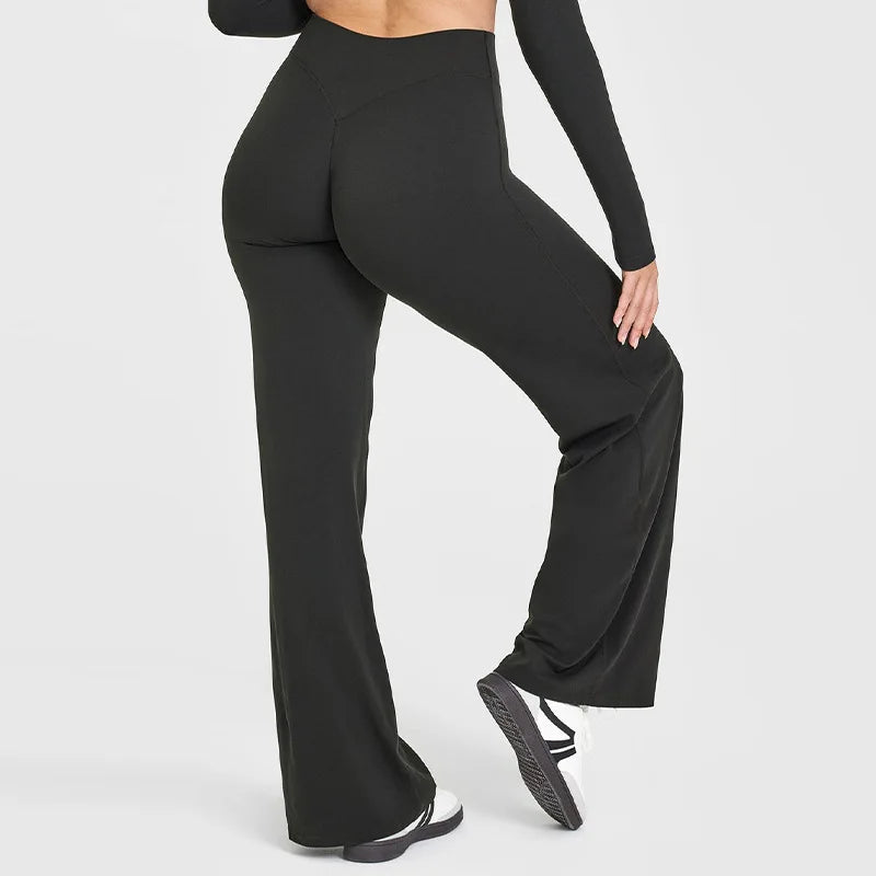 Women's Ultra Soft Straight-Leg Sport Pants | Mid-Waist Naked Feel