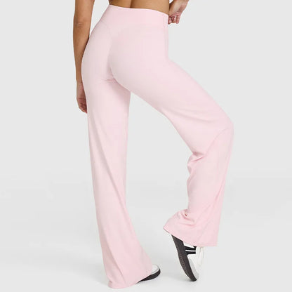 Women's Ultra Soft Straight-Leg Sport Pants | Mid-Waist Naked Feel