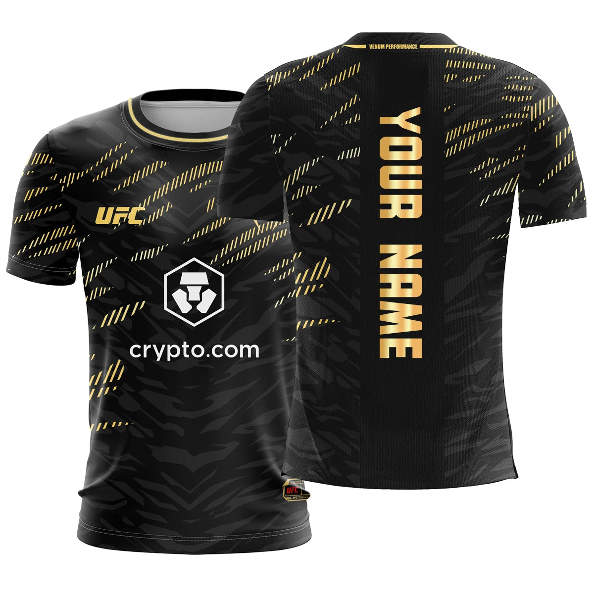 Custom Name UFC 2025 Fan T-Shirt – Casual Sports Short Sleeve