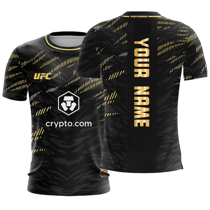 Custom Name UFC 2025 Fan T-Shirt – Casual Sports Short Sleeve
