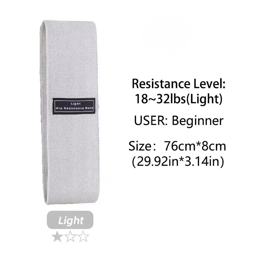 Booty & Thigh Fabric Resistance Bands | Non-Slip Gym & Yoga Loops