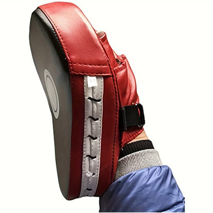 1pc Curved Boxing Target Pad – Taekwondo & Sanda Precision Strike Mitt for Adult and Kids Training