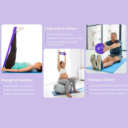 13-Piece Pilates Essentials Kit – Home Yoga & Core Training Set