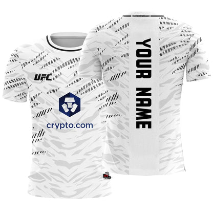 Custom Name UFC 2025 Fan T-Shirt – Casual Sports Short Sleeve