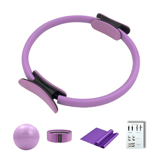 5-Piece Pilates Basic Set – Yoga & Muscle Training Kit