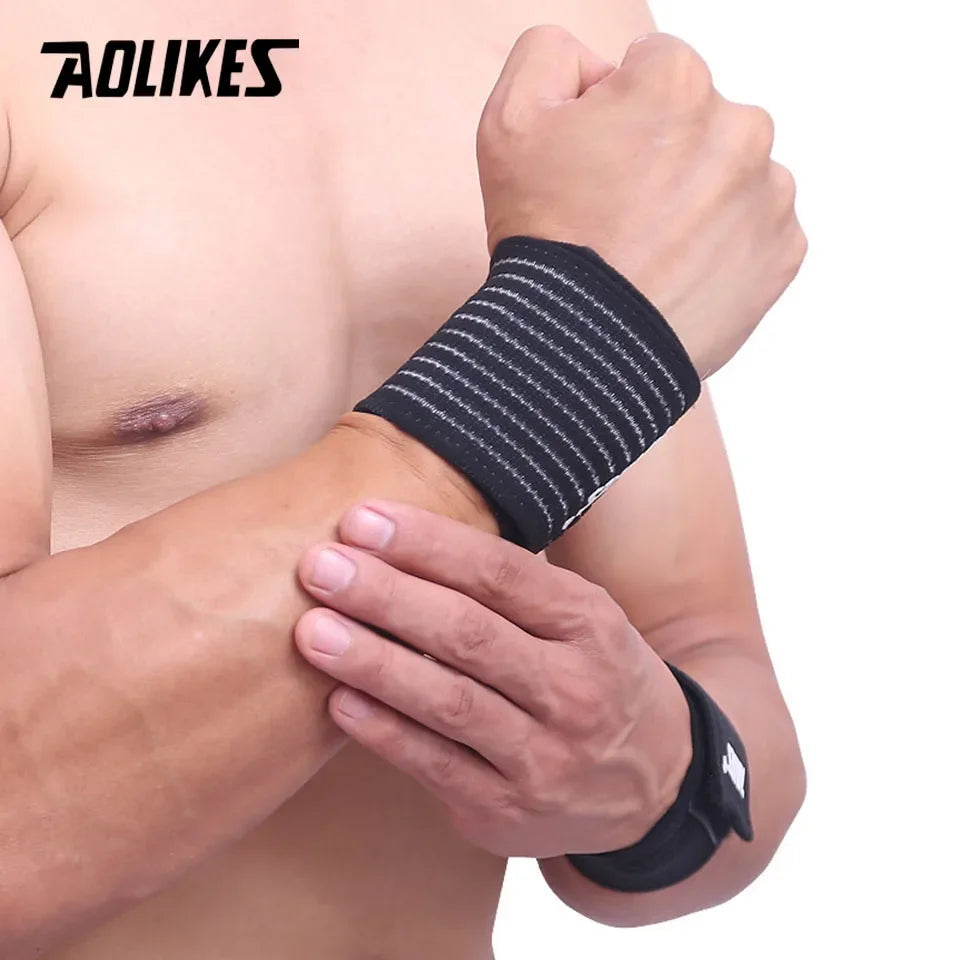 Gym Wrist Brace Wrap (1PC) | Cotton Elastic Support Bandage