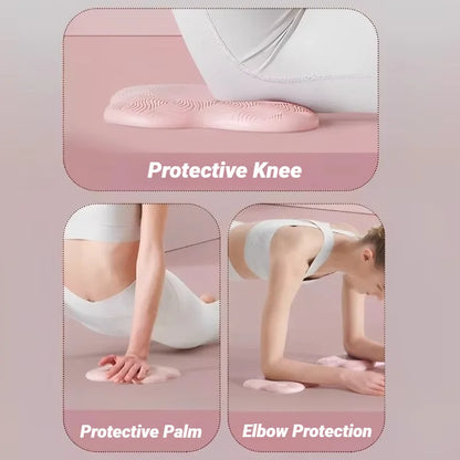 Tpe Thickened Anti Slip Yoga Kneeling Protective Pad Knee Soft Flat Support Slow Rebound Non-Slip Sports Fitness Mat Solid Elbow