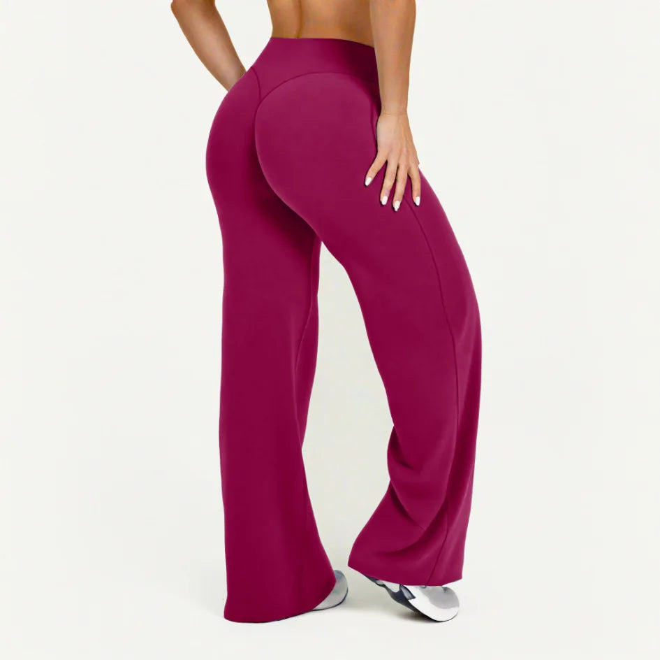 Women's Ultra Soft Straight-Leg Sport Pants | Mid-Waist Naked Feel
