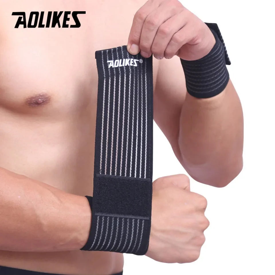 Gym Wrist Brace Wrap (1PC) | Cotton Elastic Support Bandage