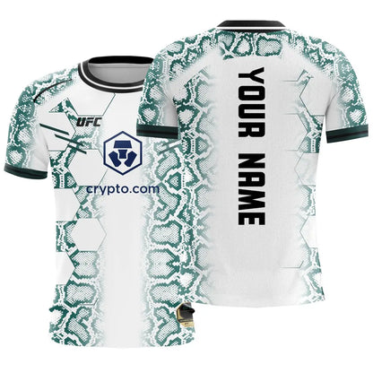 Custom Name UFC 2025 Fan T-Shirt – Casual Sports Short Sleeve