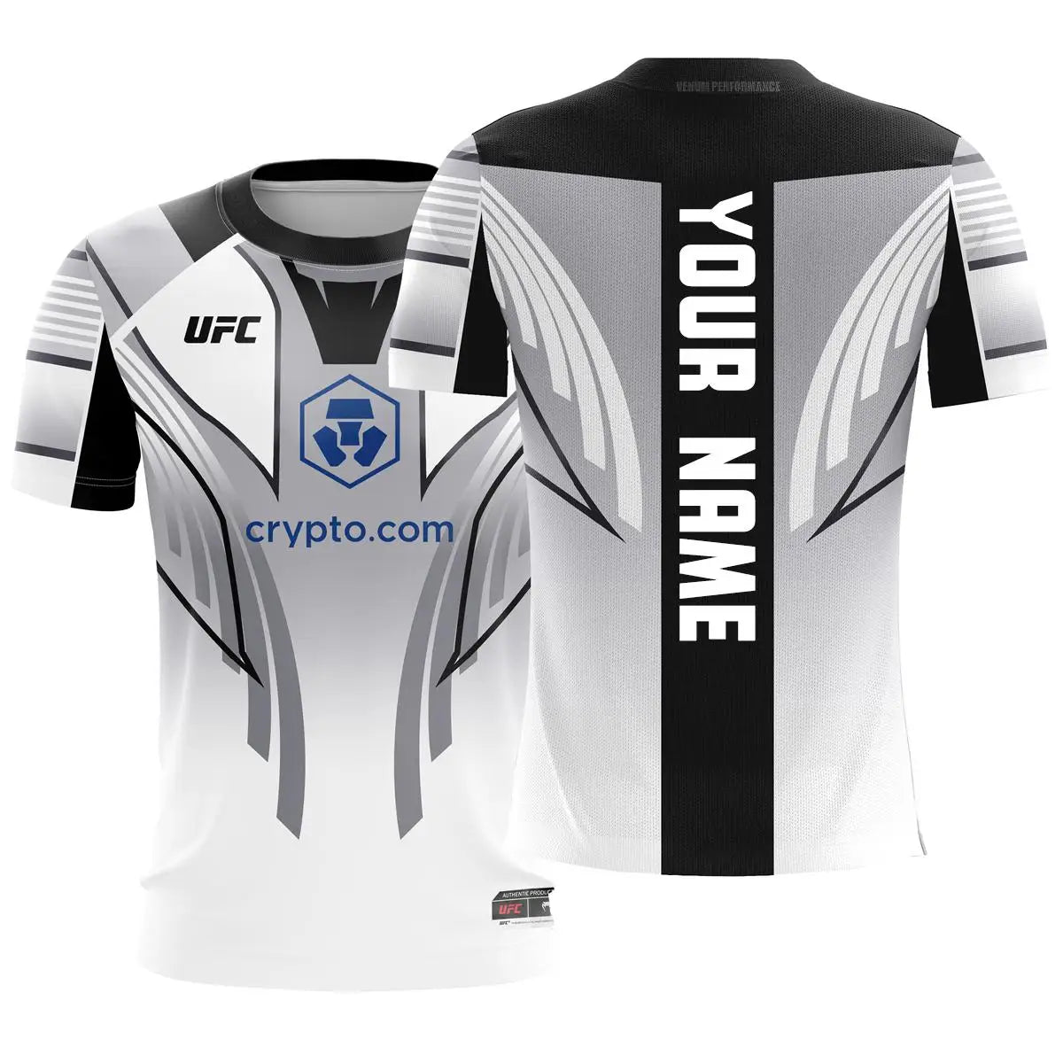 Custom Name UFC 2025 Fan T-Shirt – Casual Sports Short Sleeve