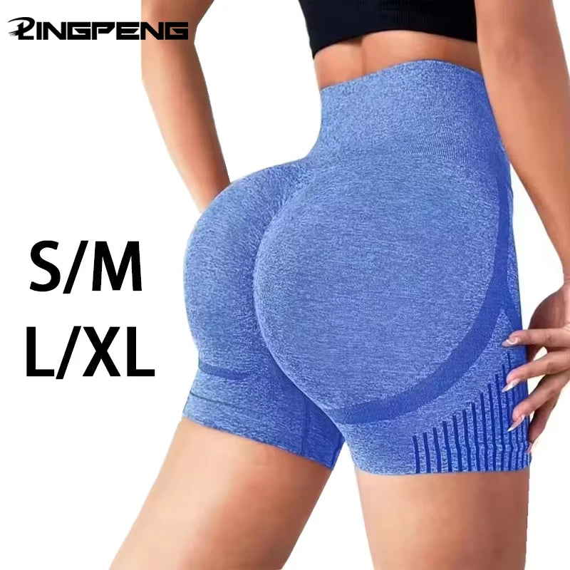 Women's High Waist Fitness Shorts | Gym & Sportswear Running Shorts