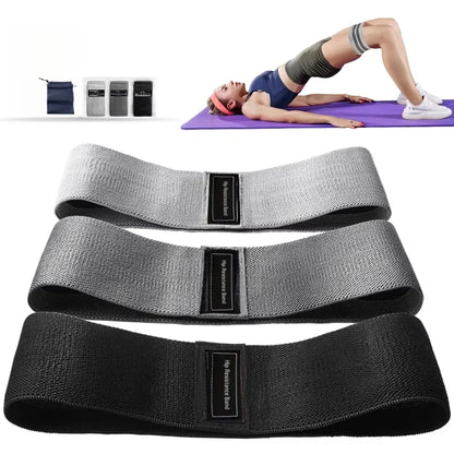Booty & Thigh Fabric Resistance Bands | Non-Slip Gym & Yoga Loops