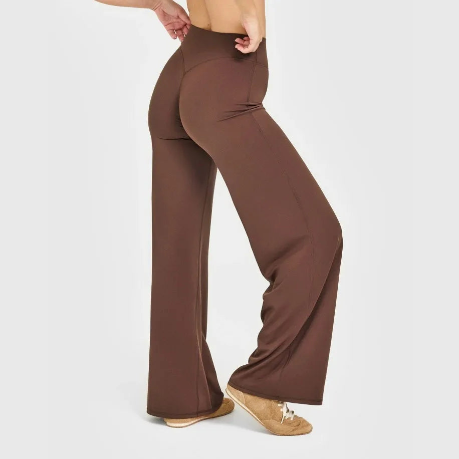 Women's Ultra Soft Straight-Leg Sport Pants | Mid-Waist Naked Feel