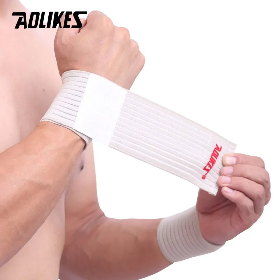 Gym Wrist Brace Wrap (1PC) | Cotton Elastic Support Bandage